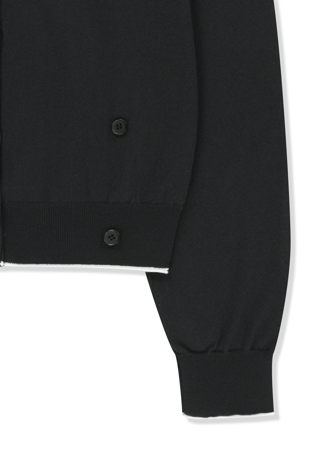 [matinkim] Back Logo Sheer Cardigan For Women IN Black