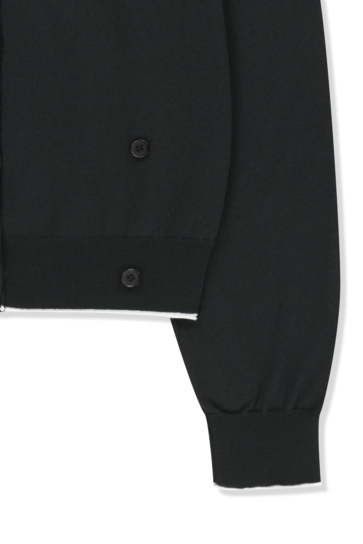 [matinkim] Back Logo Sheer Cardigan For Women IN Black