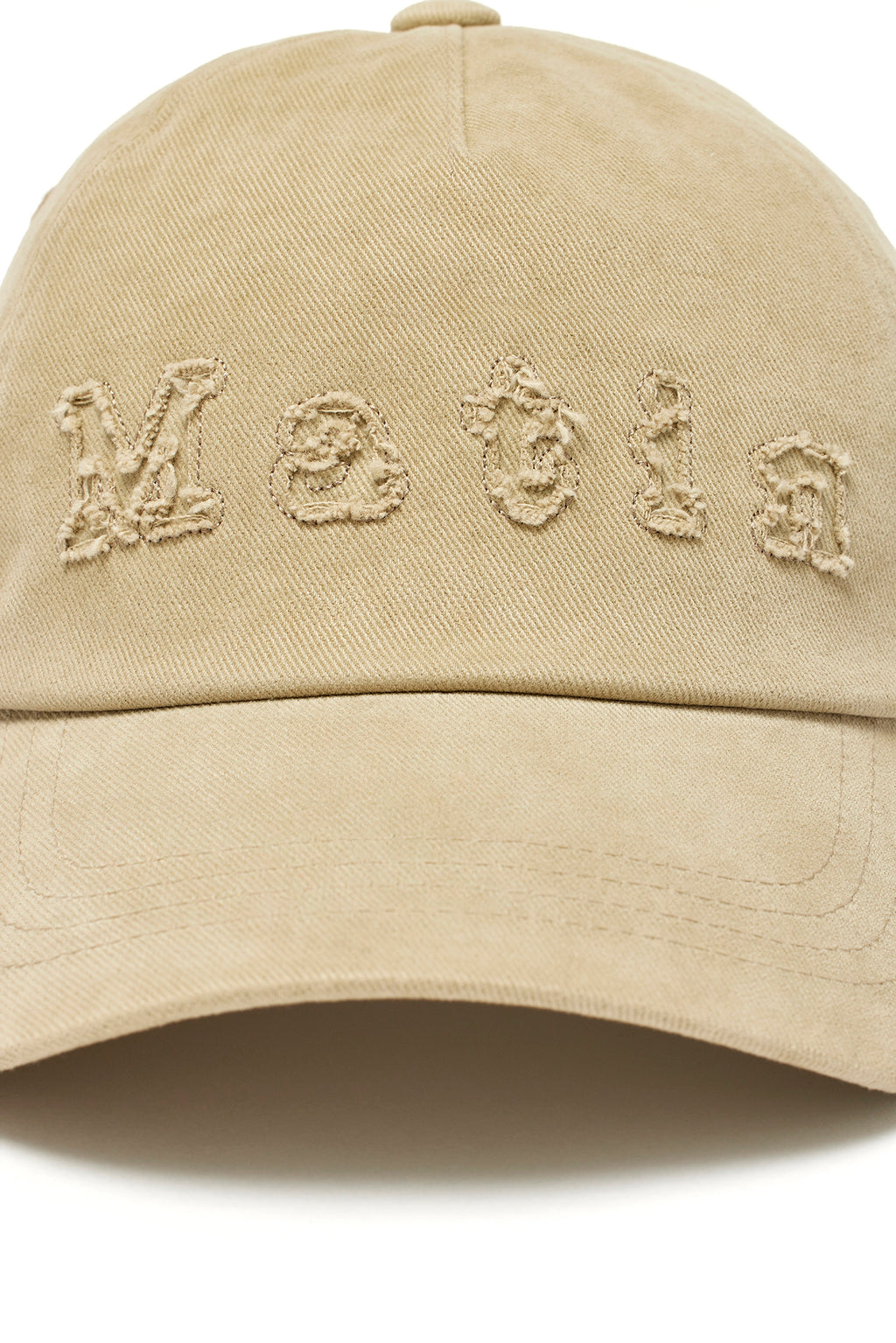 [matinkim] MATIN REVERSE LOGO BALL CAP IN BEIGE