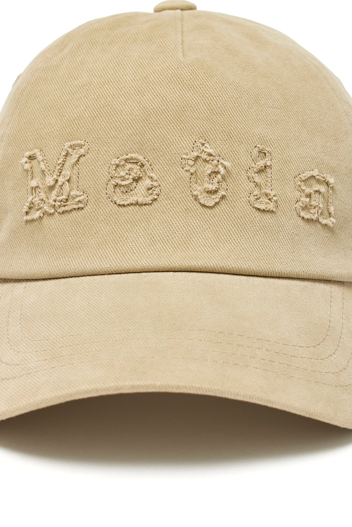 [matinkim] MATIN REVERSE LOGO BALL CAP IN BEIGE