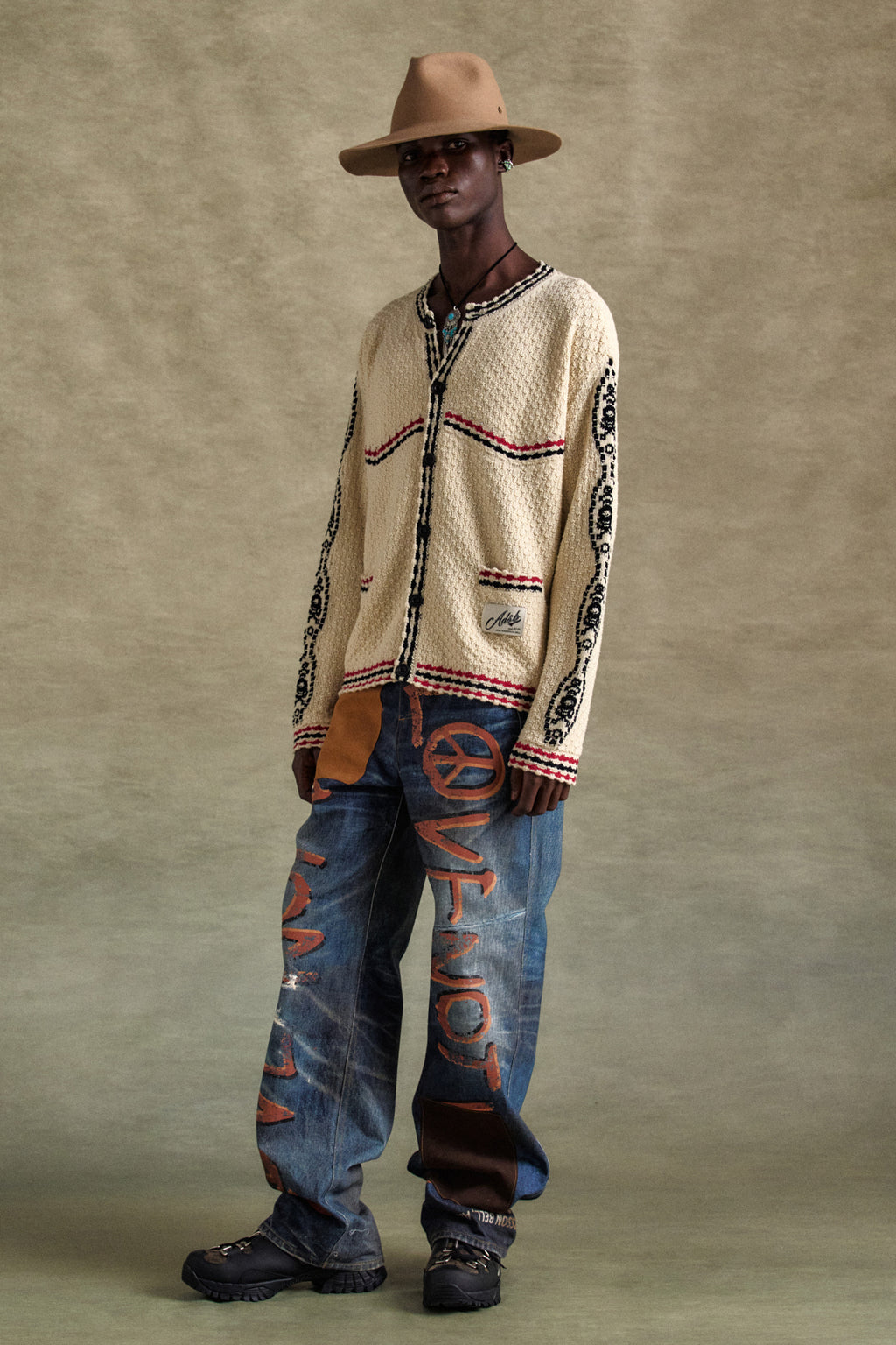 Andersson Bell Fantasia Round-Neck Cardigan