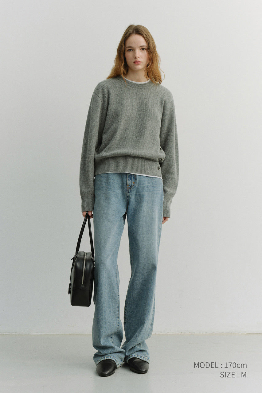 Dunst 90S Wide Leg New Jeans Light Blue