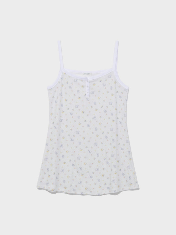 Low Classic Camisole Jersey Dress Off White