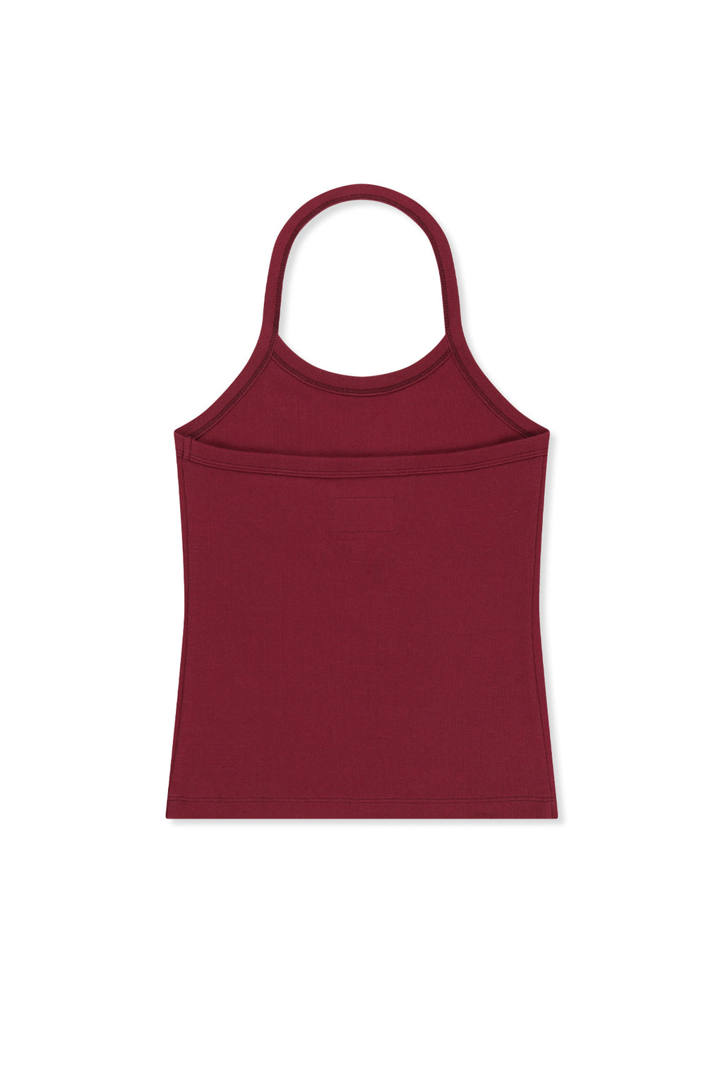 Matinkim Label Detail Halter Tank Top IN Wine