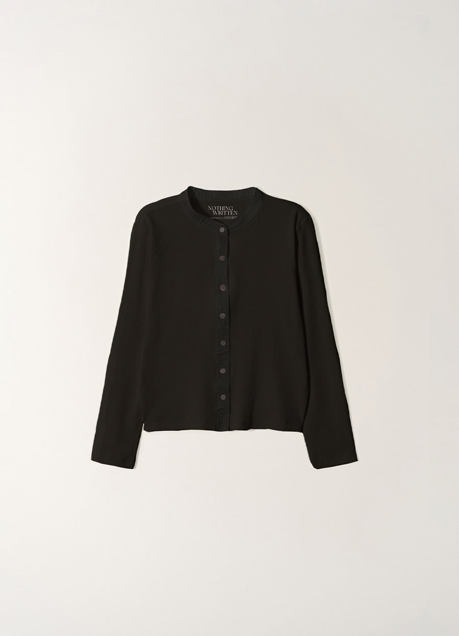 Nothing Written Vintage button cardigan (Black) (Pre-order, ships from Oct 30)