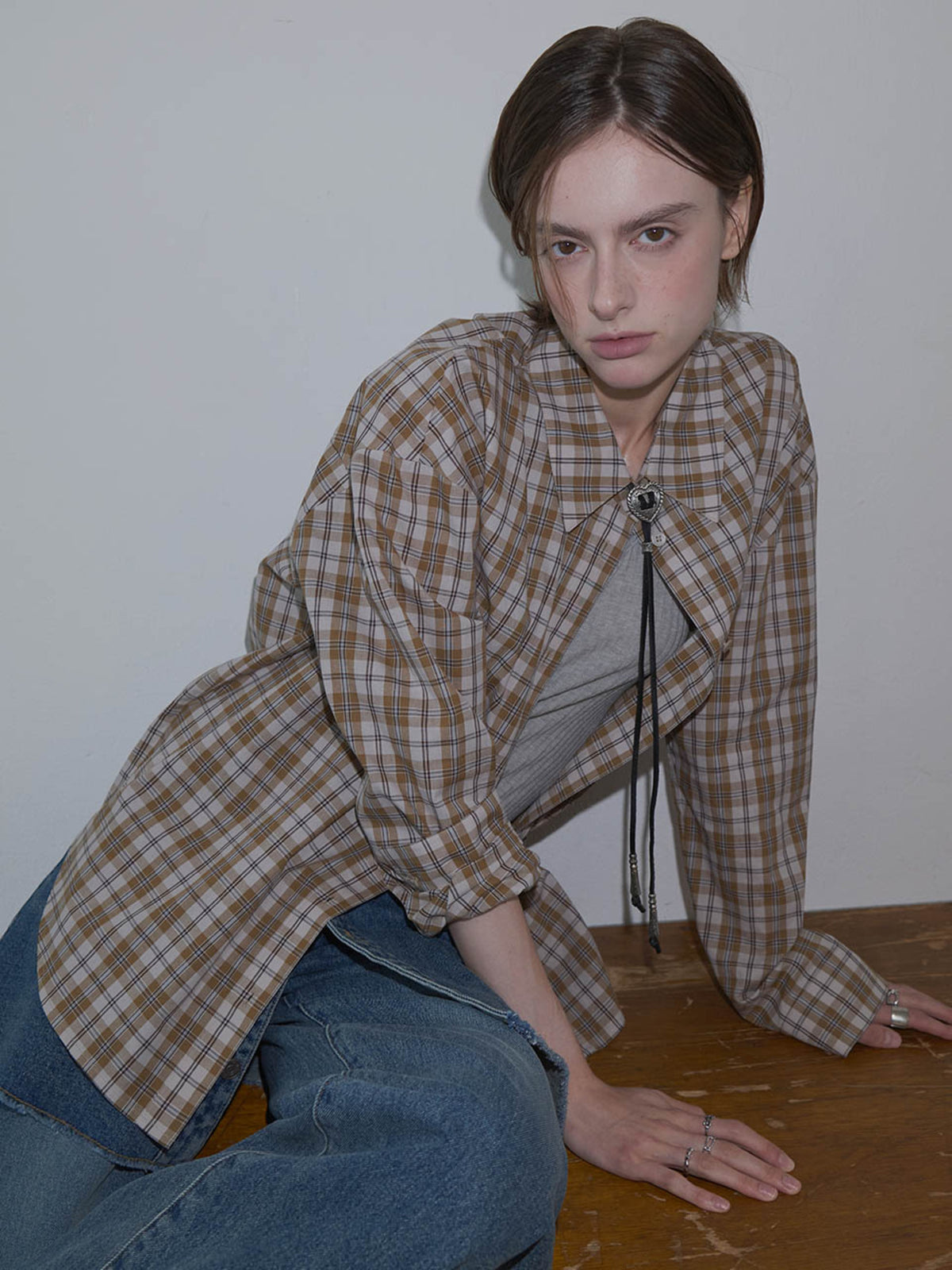 Raive Loose-fit Check Shirts