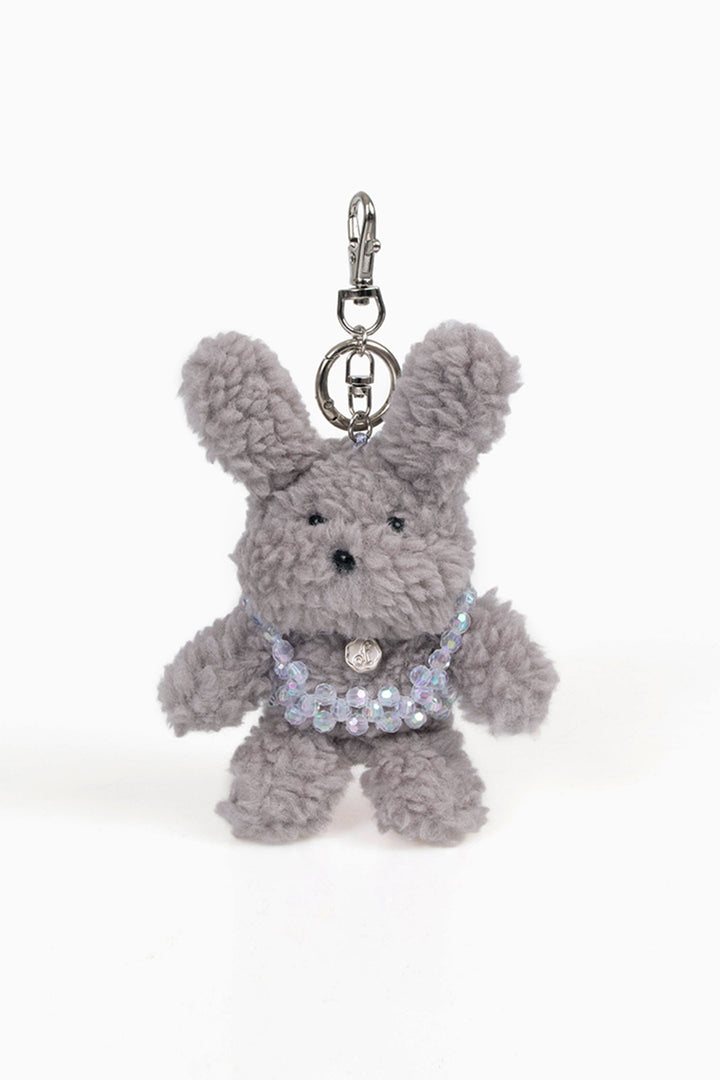 Overdueflair Of Poodle Keyring Silver