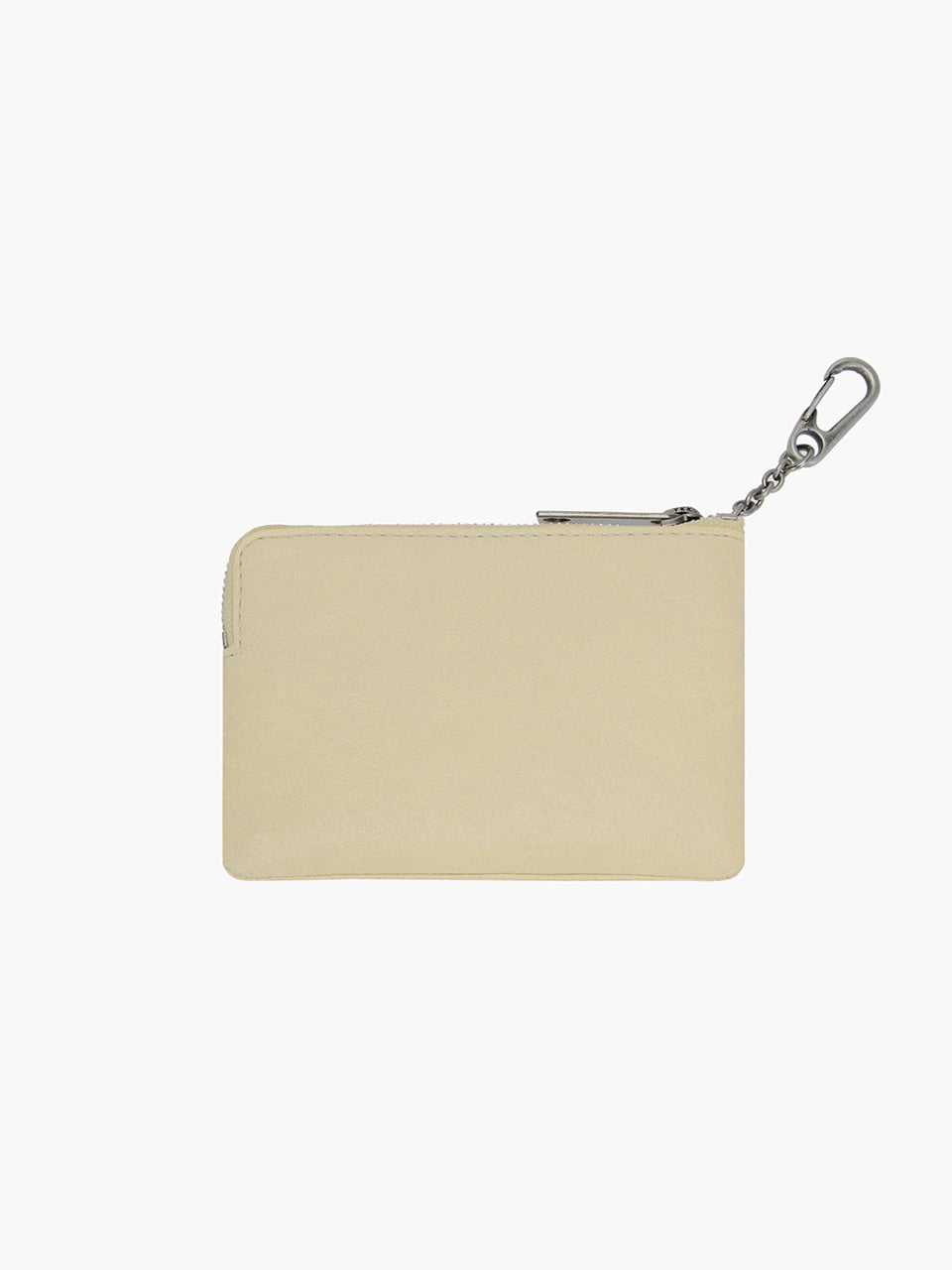 Margesherwood Heart Zipper Wallet Silver Logo custard semi veg