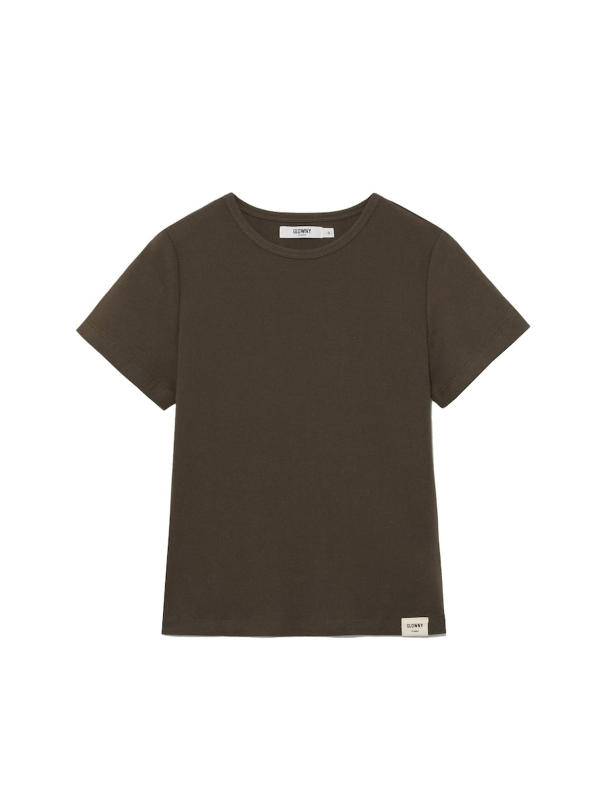 GLOWNY G Baby Tee (Long Version) (Brown)