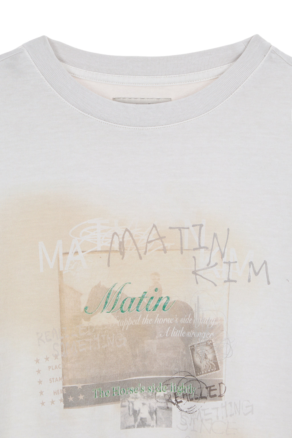 Matinkim Matin Lny 26 Pigment Logo Top IN Ivory