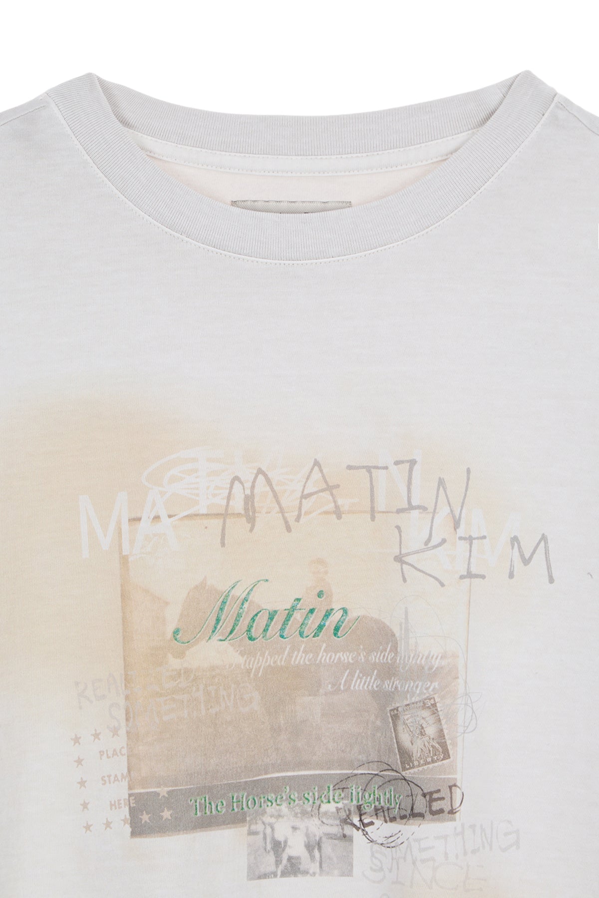 Matinkim Matin Lny 26 Pigment Logo Top IN Ivory