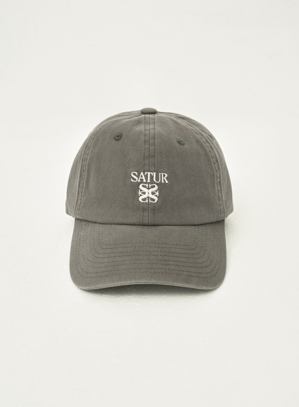 [satur] Apero Logo Washed Ball Cap - Khaki