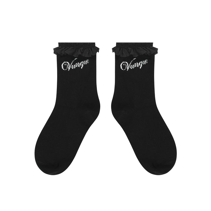 Vunque Frill Socks Black