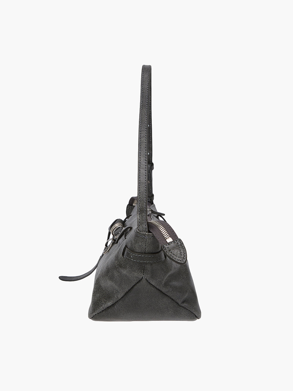 Margesherwood Grandma Used Sling Bag white+grey two-tone cracked