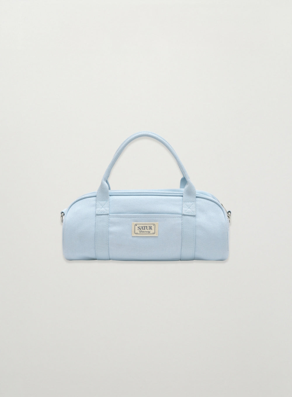 Satur Canvas Mini Duffle Bag - Sky Blue
