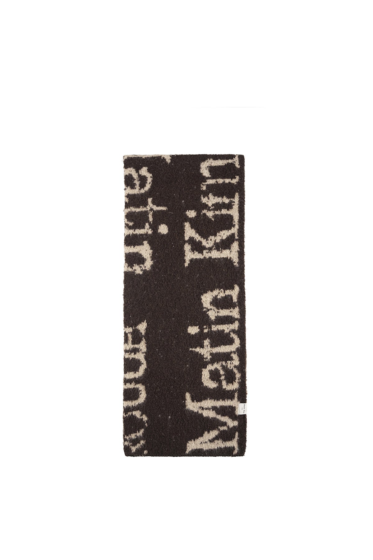 Matinkim Cracked Logo Muffler IN Brown