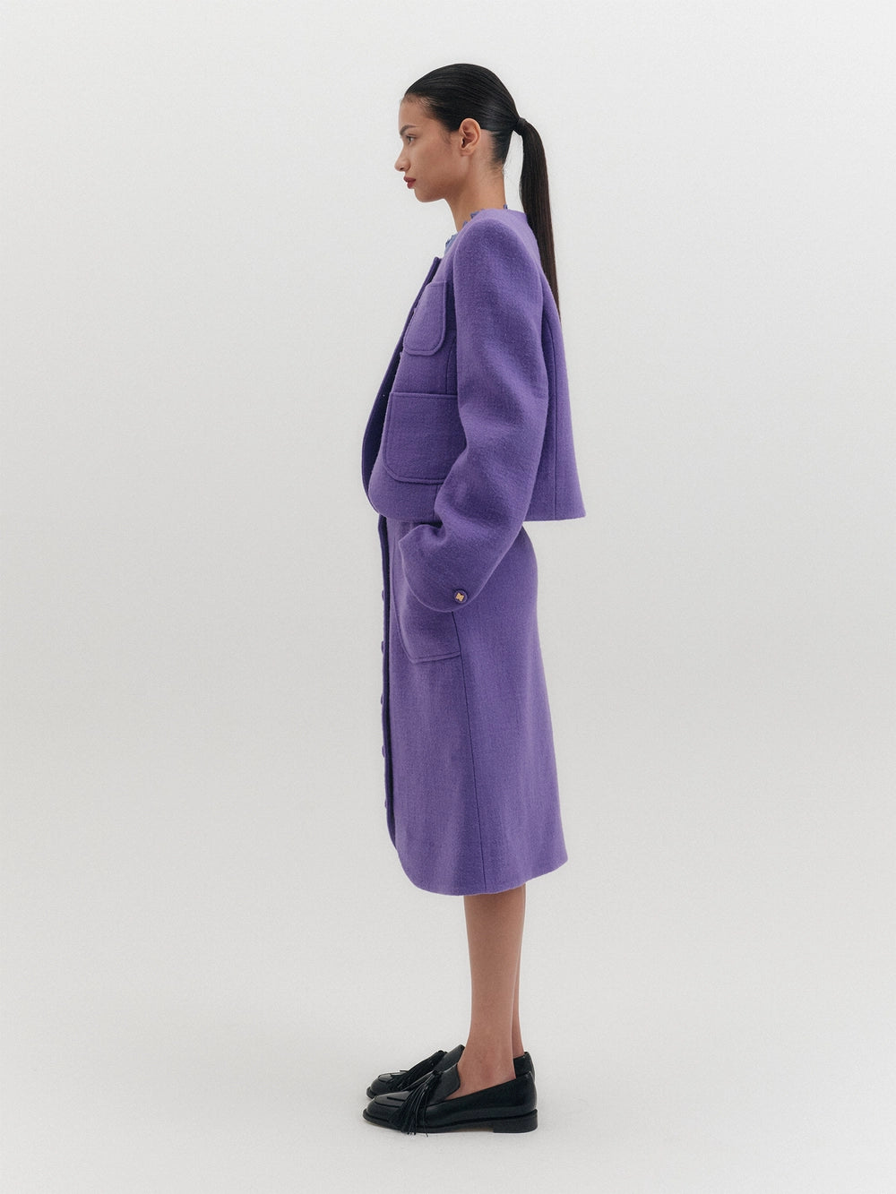 EENK Classic Pocket Jacket - Purple