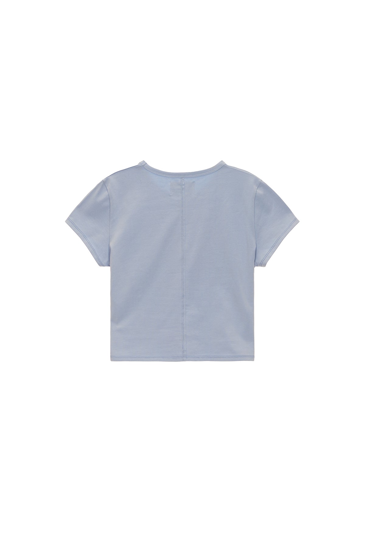 [matinkim] MATIN SHADE LOGO CROP TOP IN SKY