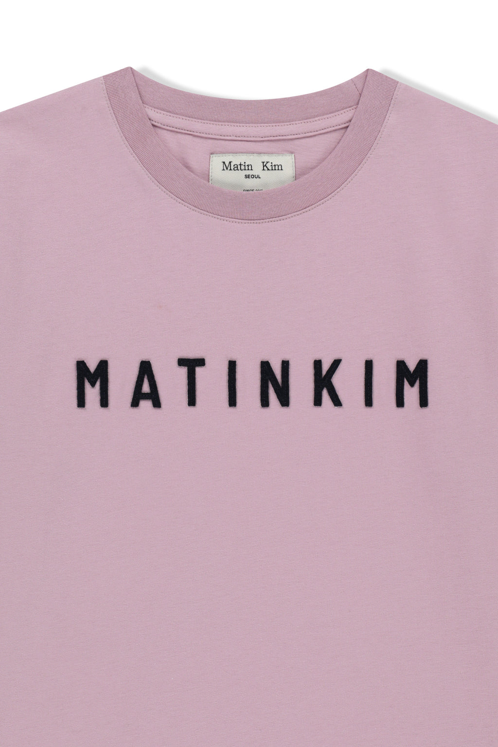 Matinkim Applique Felt Logo Top IN Pink