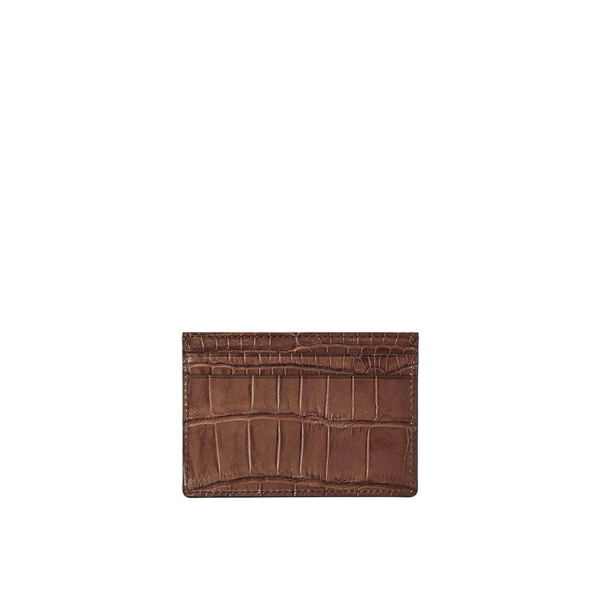 Vunque Ecllat Perfec Slim Card Holder Brown