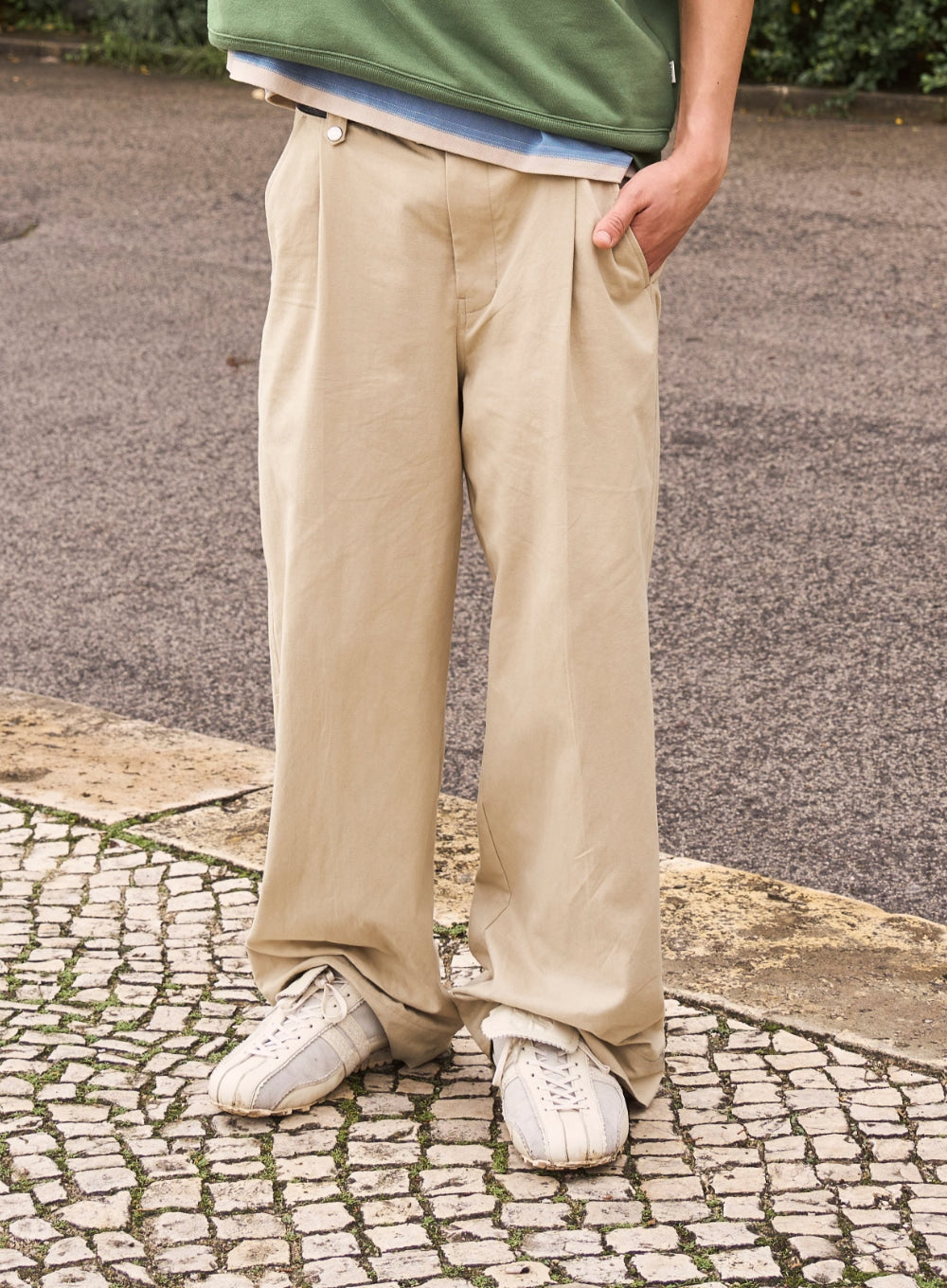 Satur Classic Chino Pants - Beige