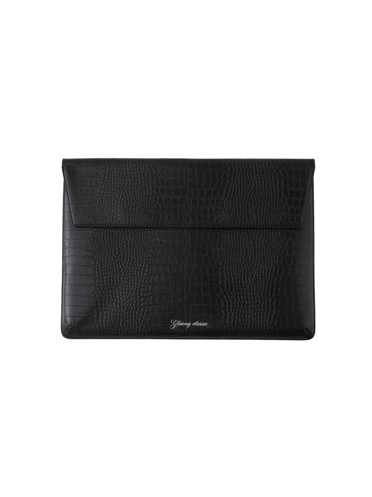 GLOWNY G Crack Leather Laptop Case 16 (Black)