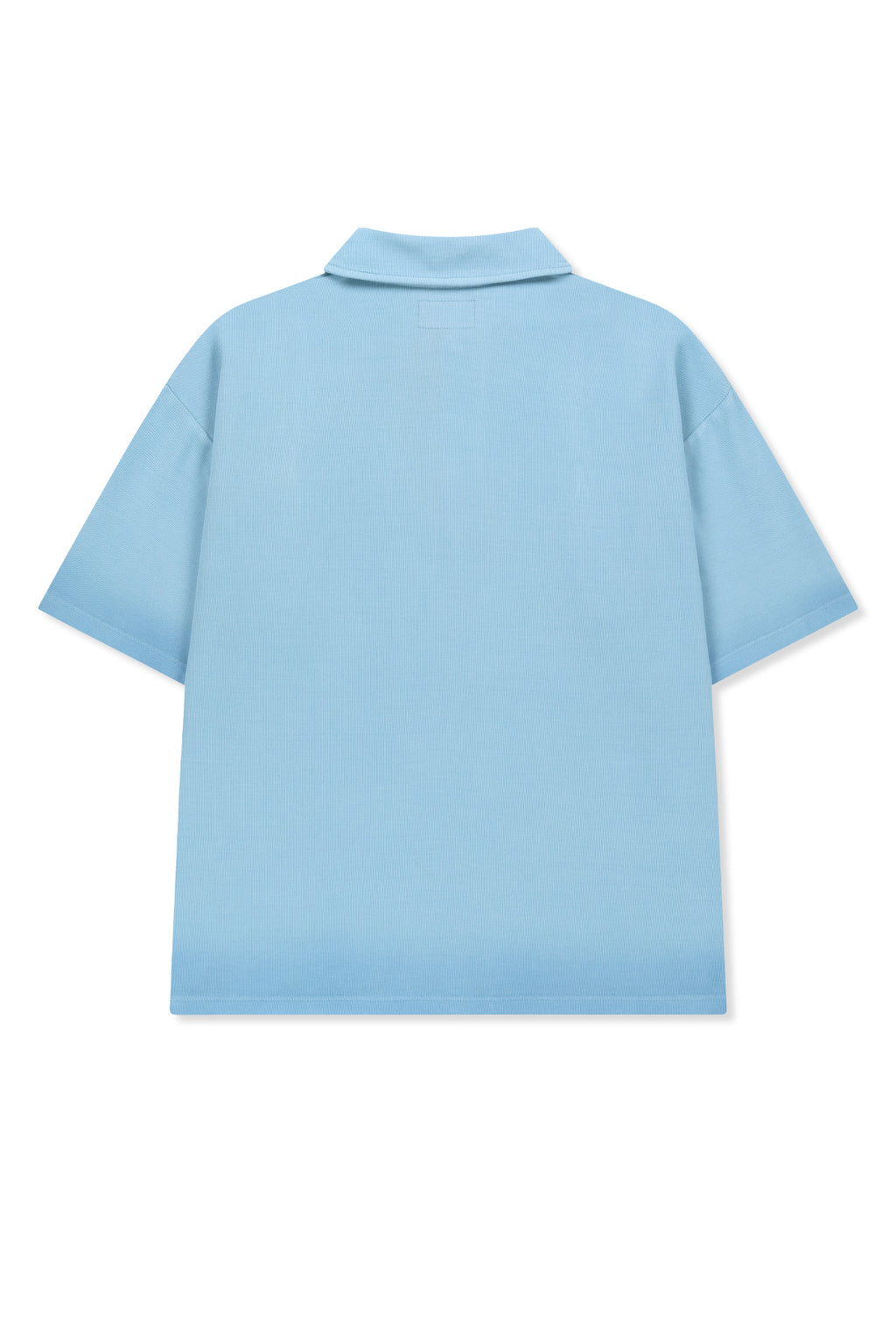 Matinkim Small Logo Washed Pique Top For Men IN Blue