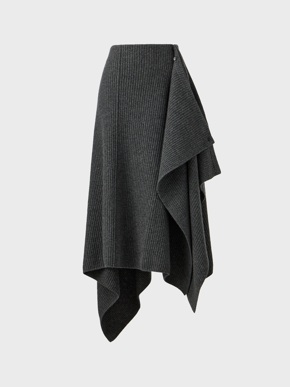 EENK Layered Knitwear Skirt - Gray