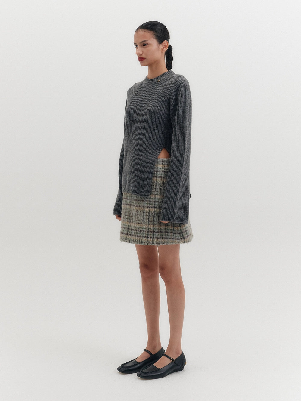 EENK Mini Check Skirt - Multi