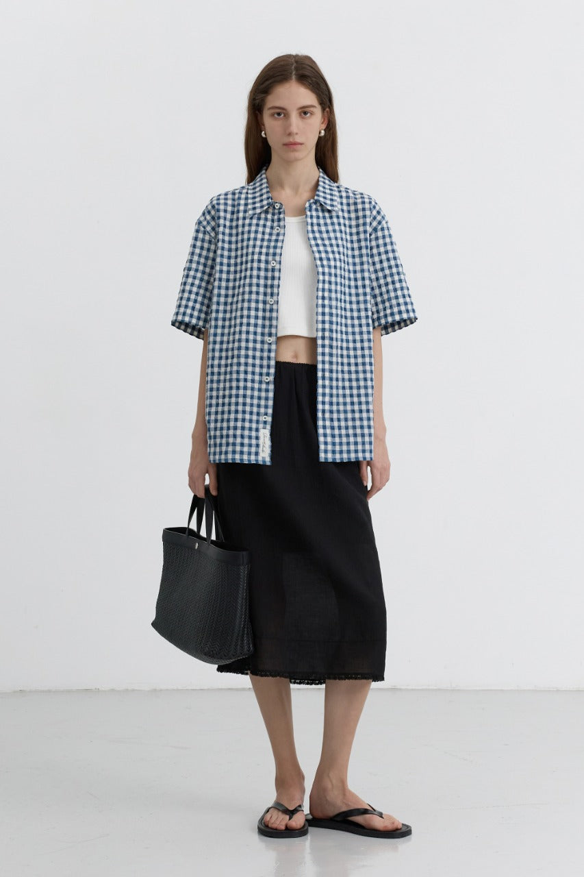Dunst A-Line Long Skirt Black