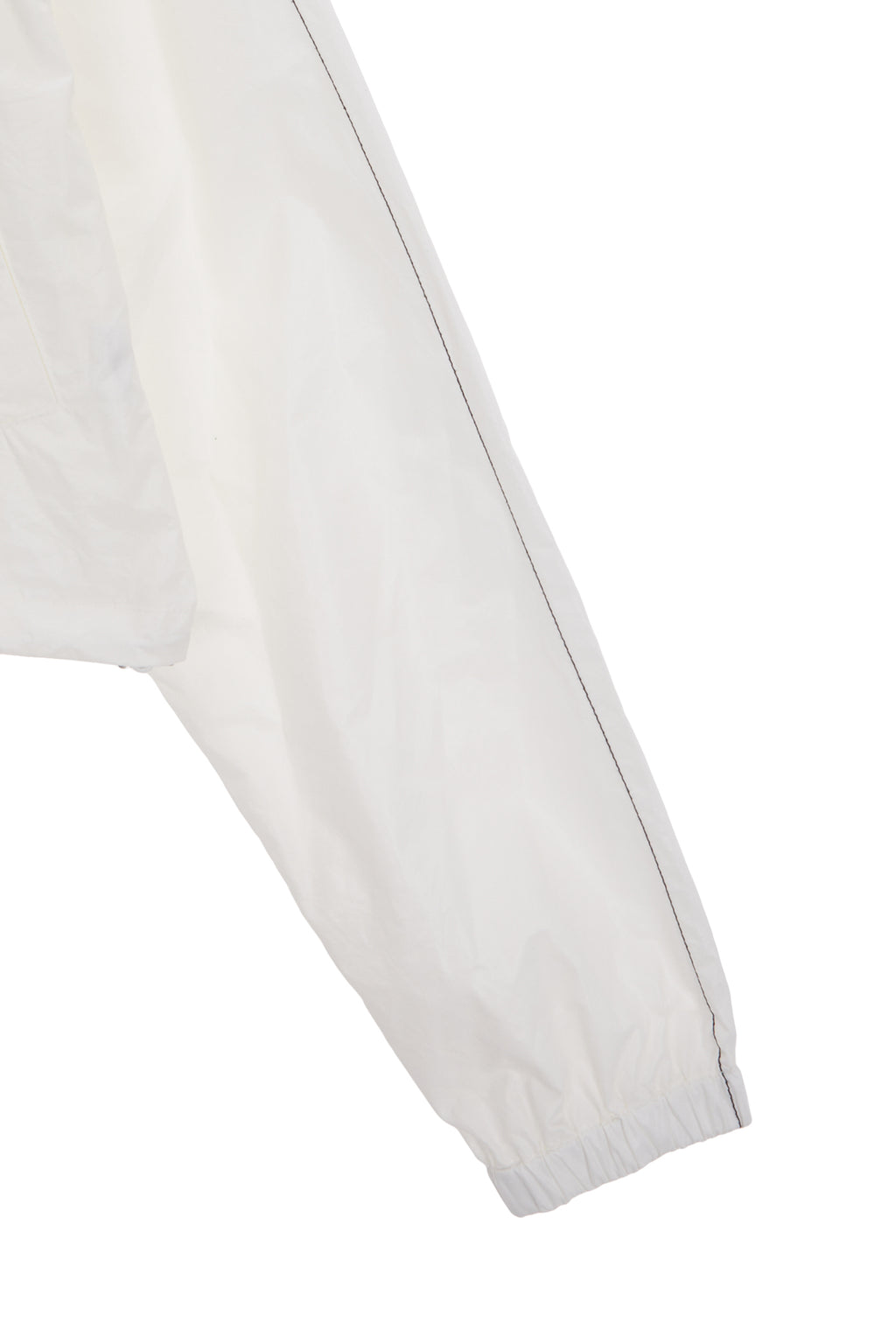 [matinkim] MATIN CROP HOODY COATING JUMPER IN IVORY