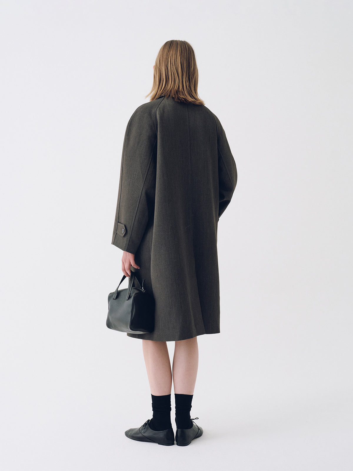 Nothing Written Loaf bread tote bag (Dark Brownie)