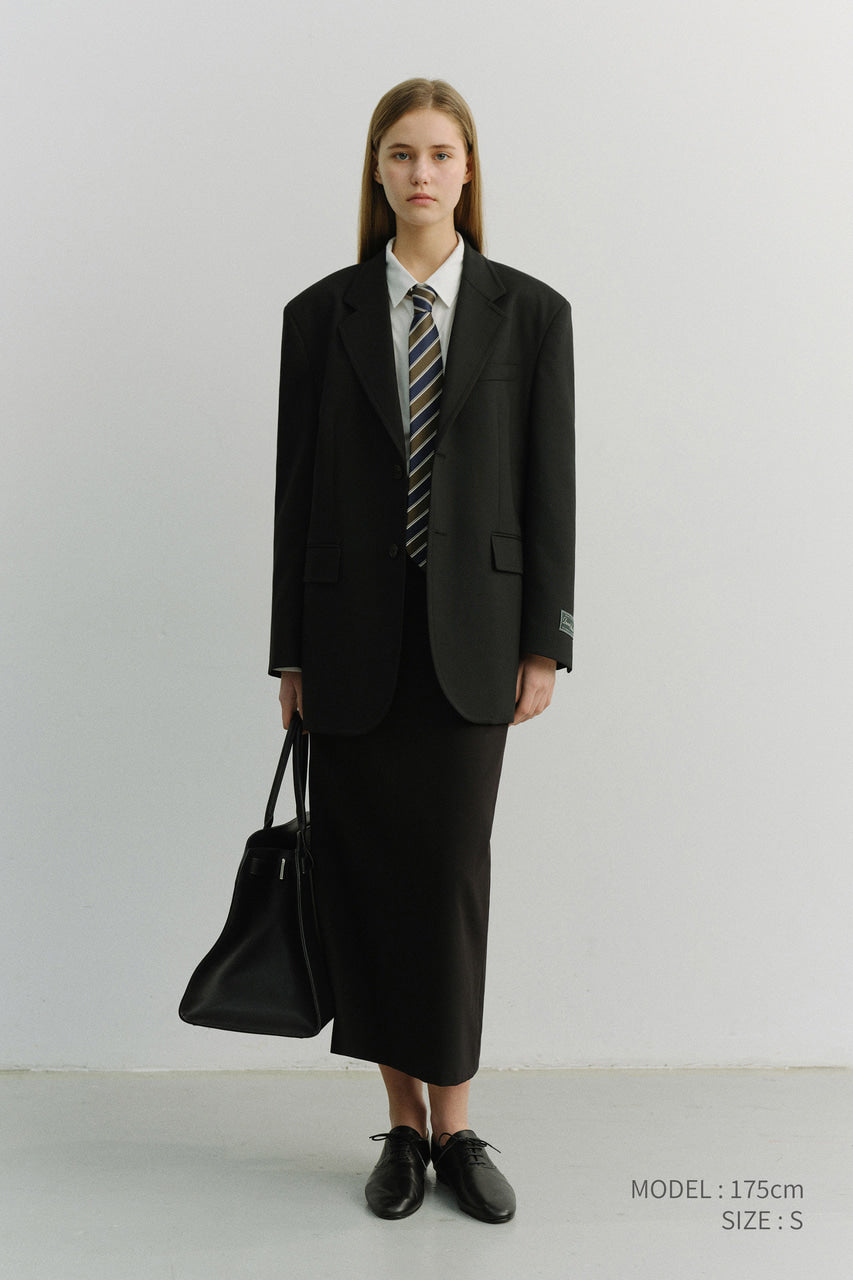 Dunst H-Line Maxi Skirt Black