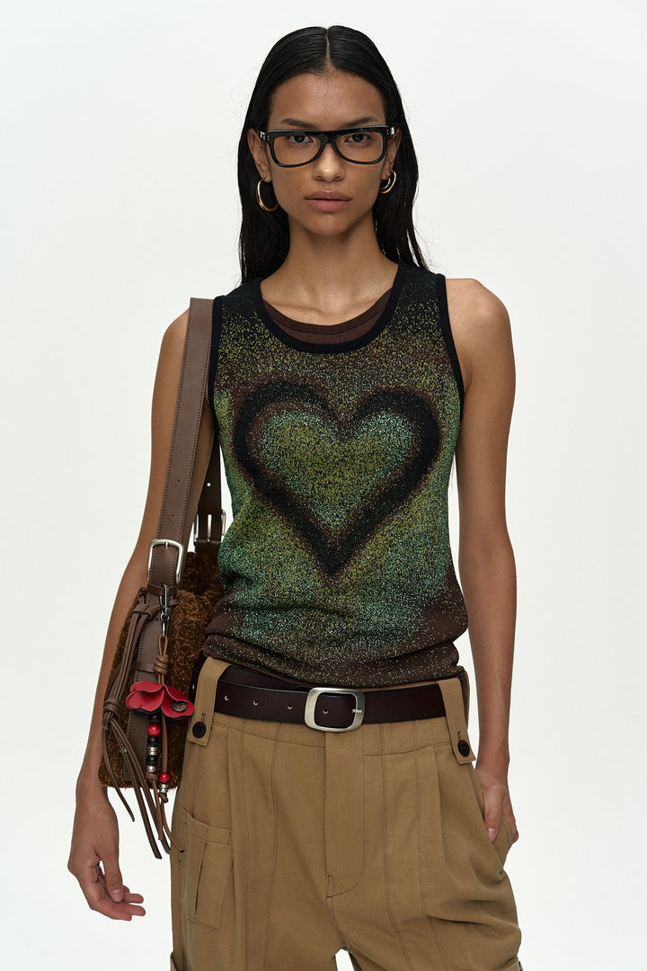 Andersson Bell Airbrush Love Tank Top