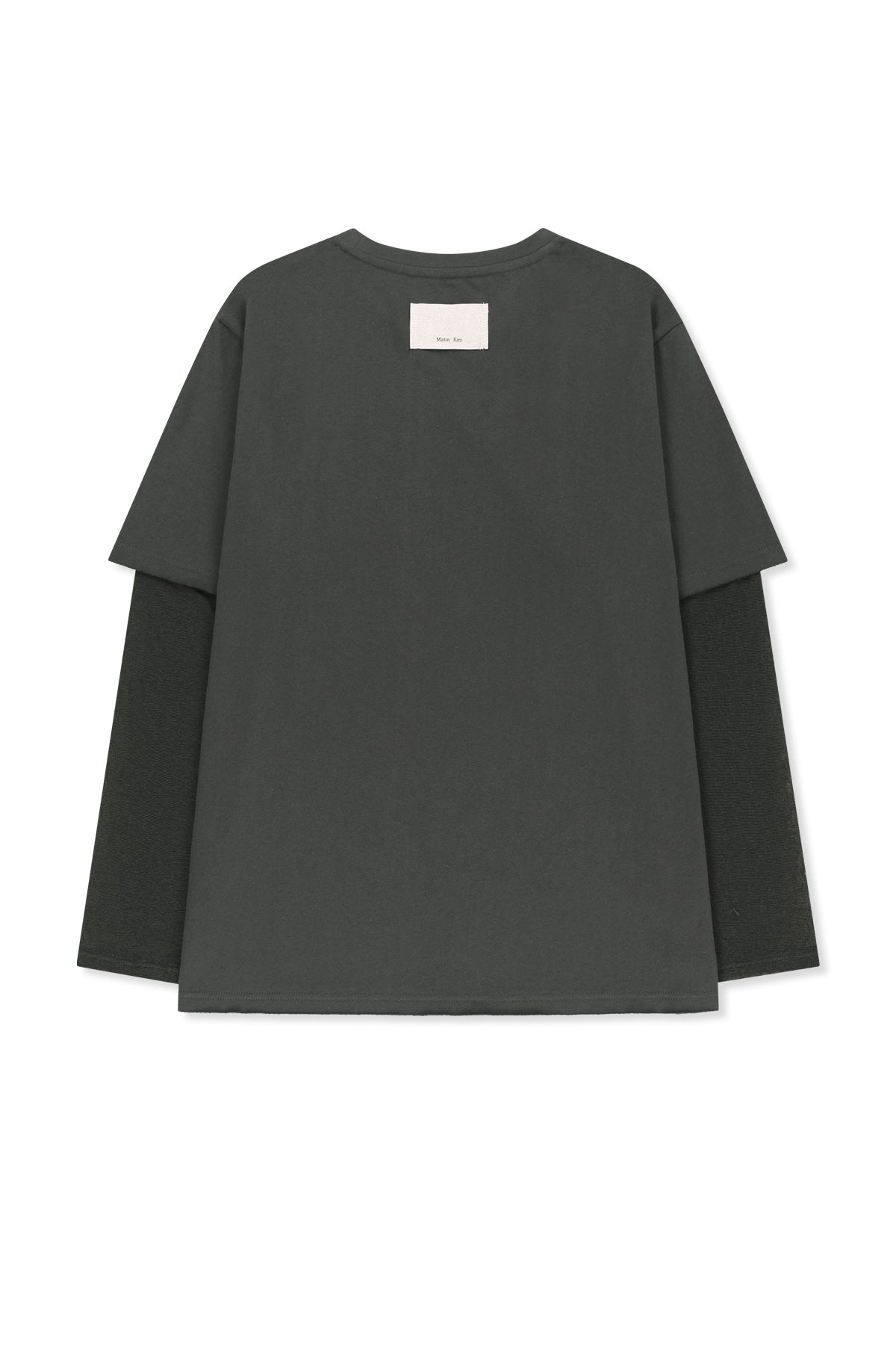 Matinkim Graffiti Artwork Layered Top IN Charcoal