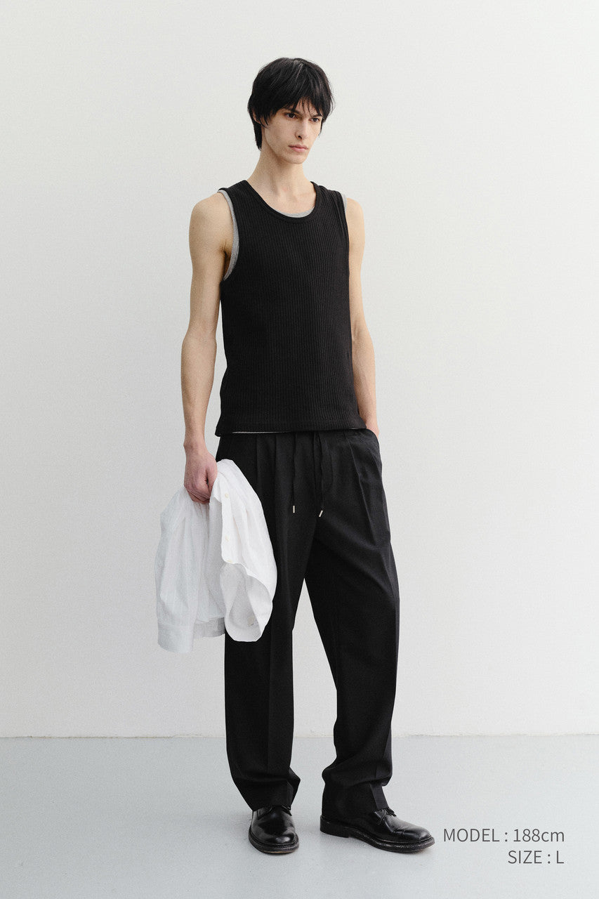 Dunst Relaxed Sleeveless Top Black
