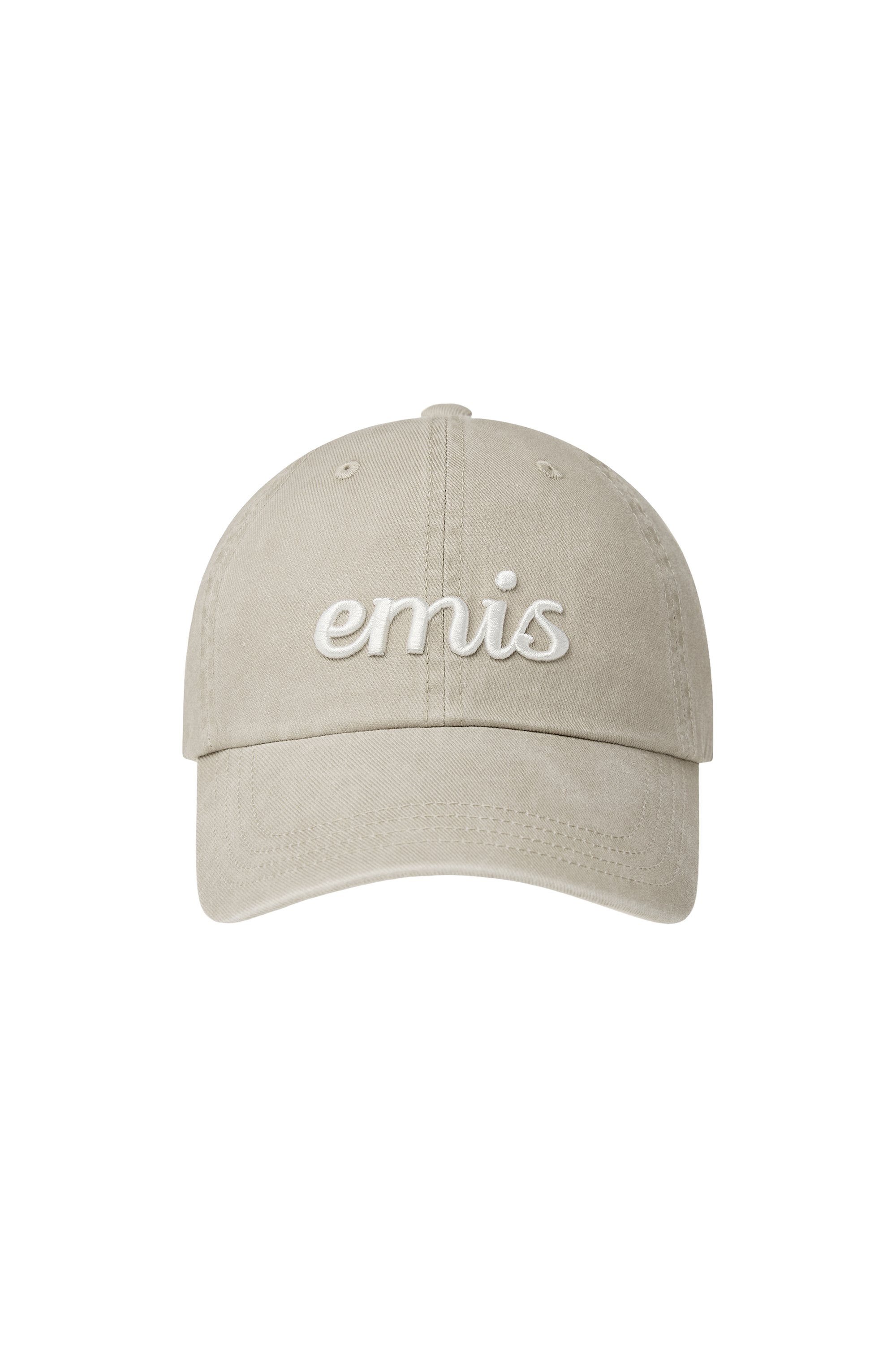 VINTAGE PIGMENT BALL CAP-BEIGE