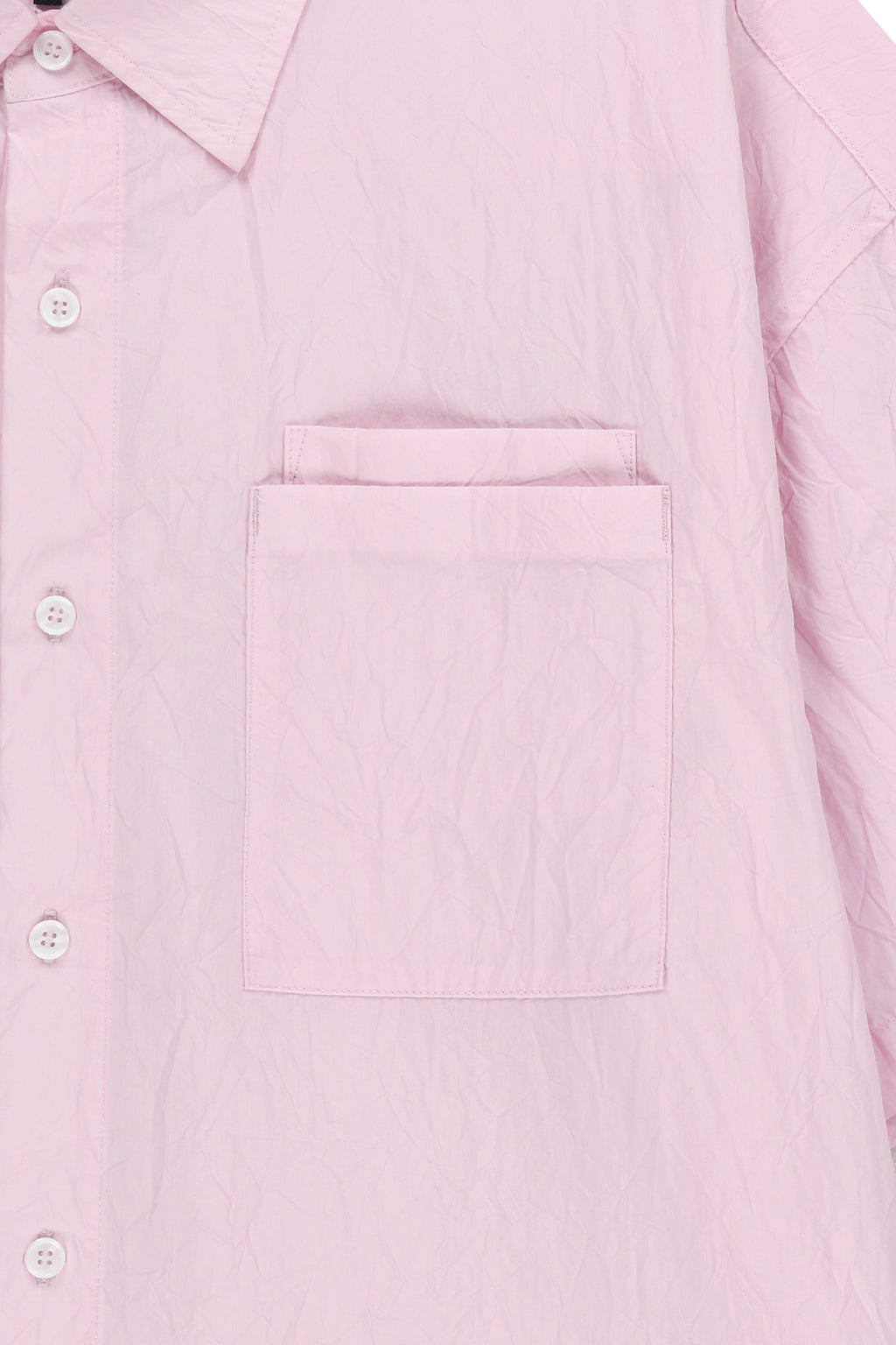 Matinkim Small Logo Over Fit Shirt For Men IN Pink
