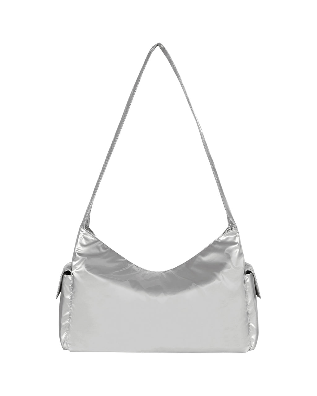 Slouch Pocket Bag · Silver