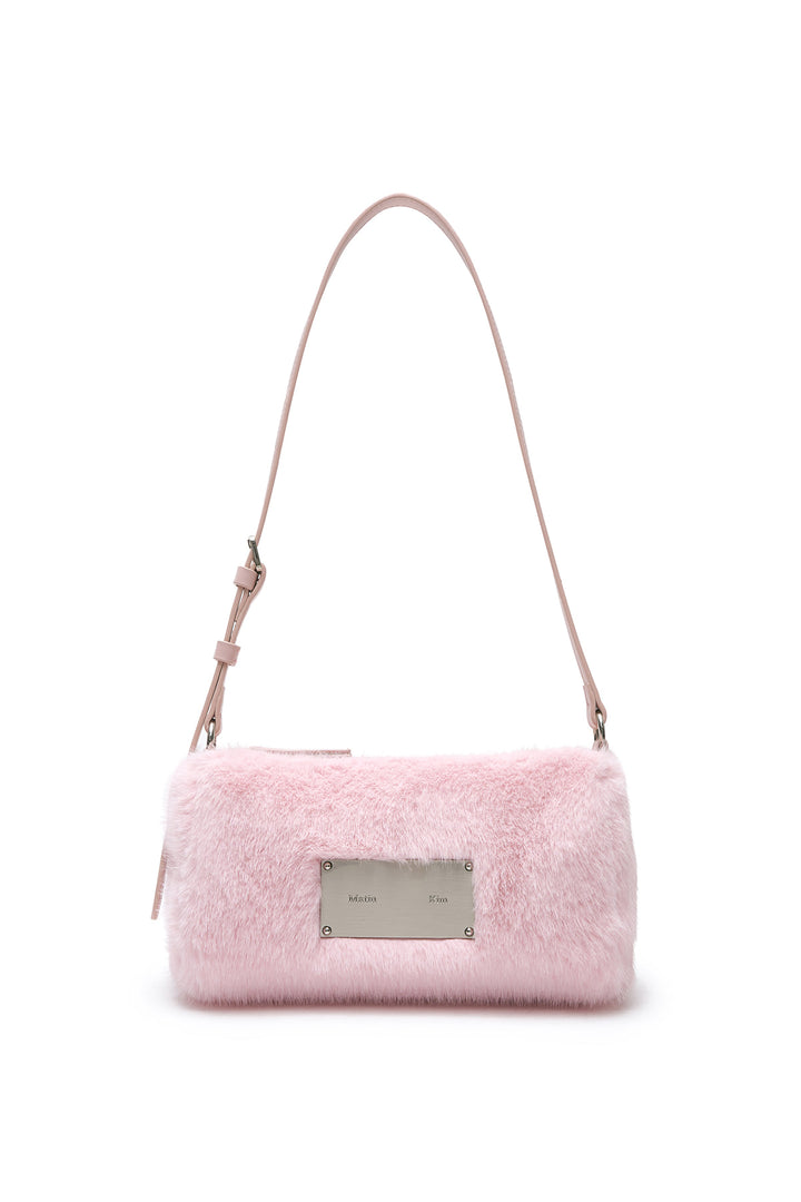 Matinkim Soft Fur Mini Shoulder Bag IN Pink