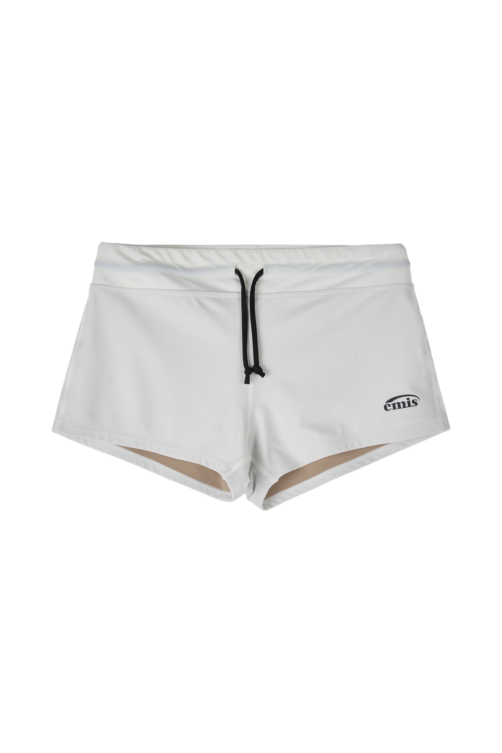 SWIM SHORTS-WHITE