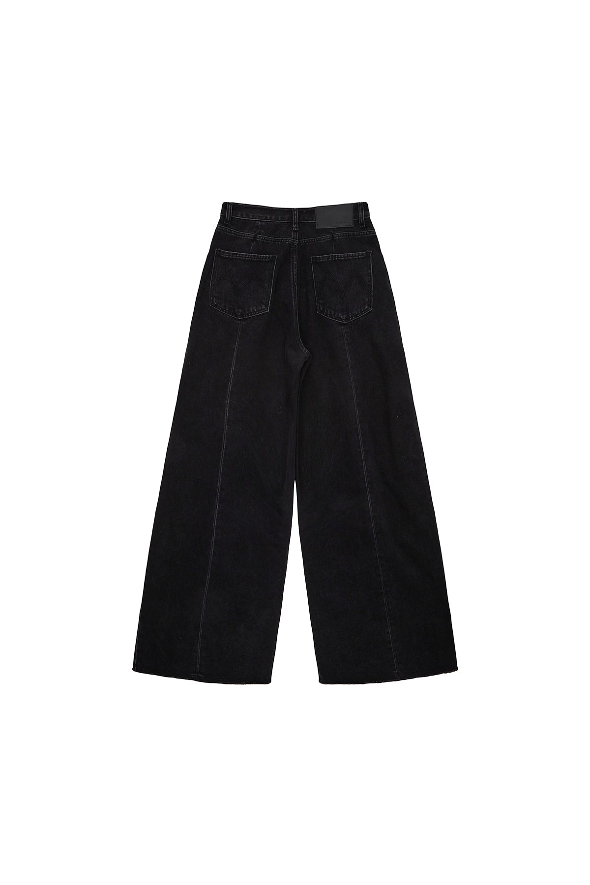 Matinkim Tuck Point Wide Denim Pants IN Black