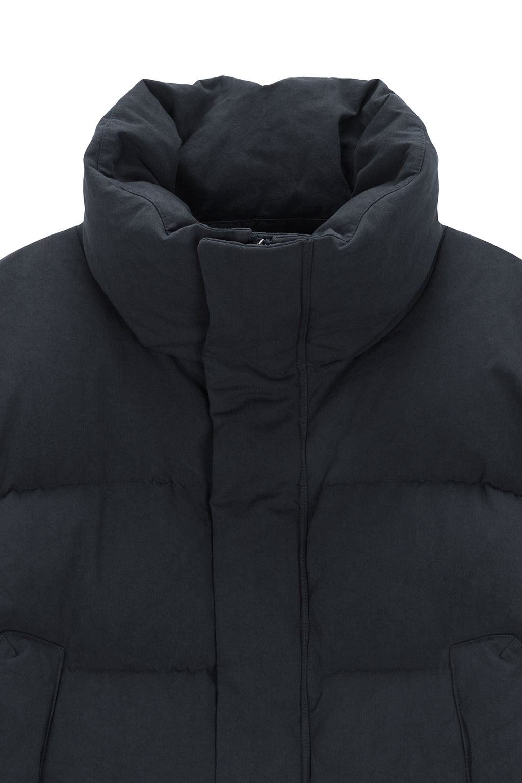 Matinkim Cotton Washed Puffer Duck Down Jumper IN Charcoal