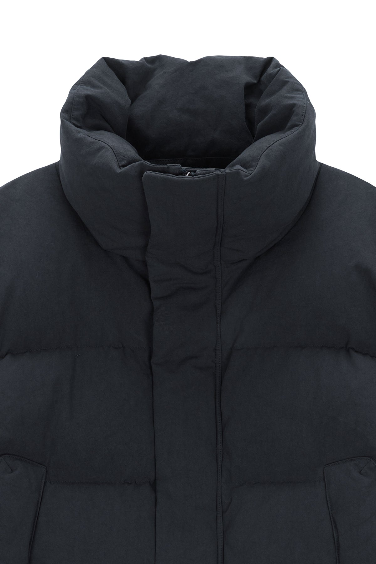 Matinkim Cotton Washed Puffer Duck Down Jumper IN Charcoal