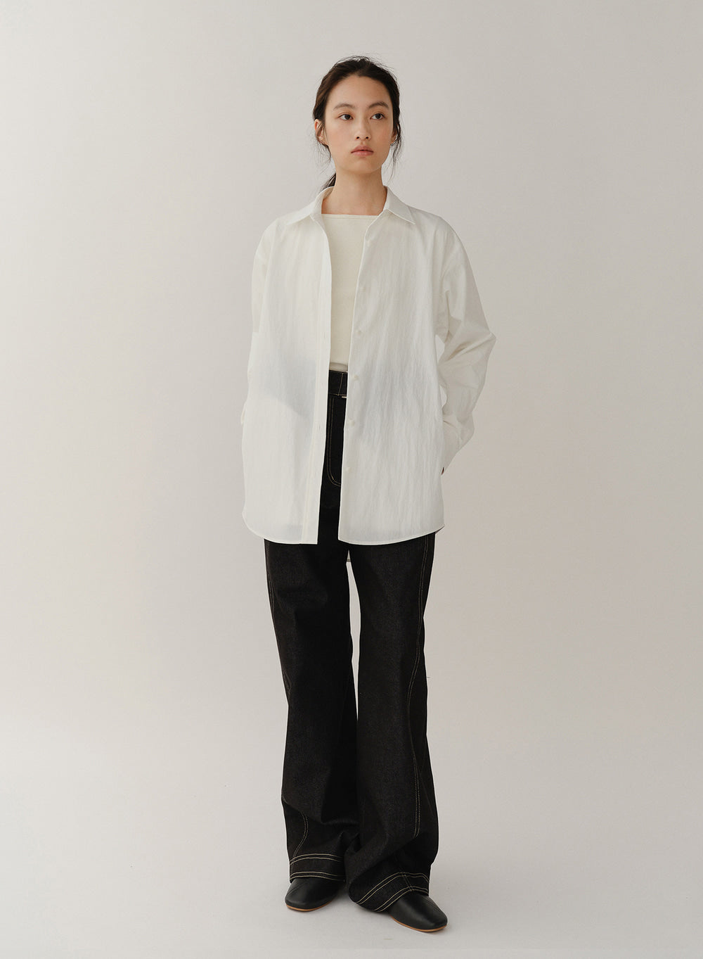 Kindersalmon Tacit Shirt White