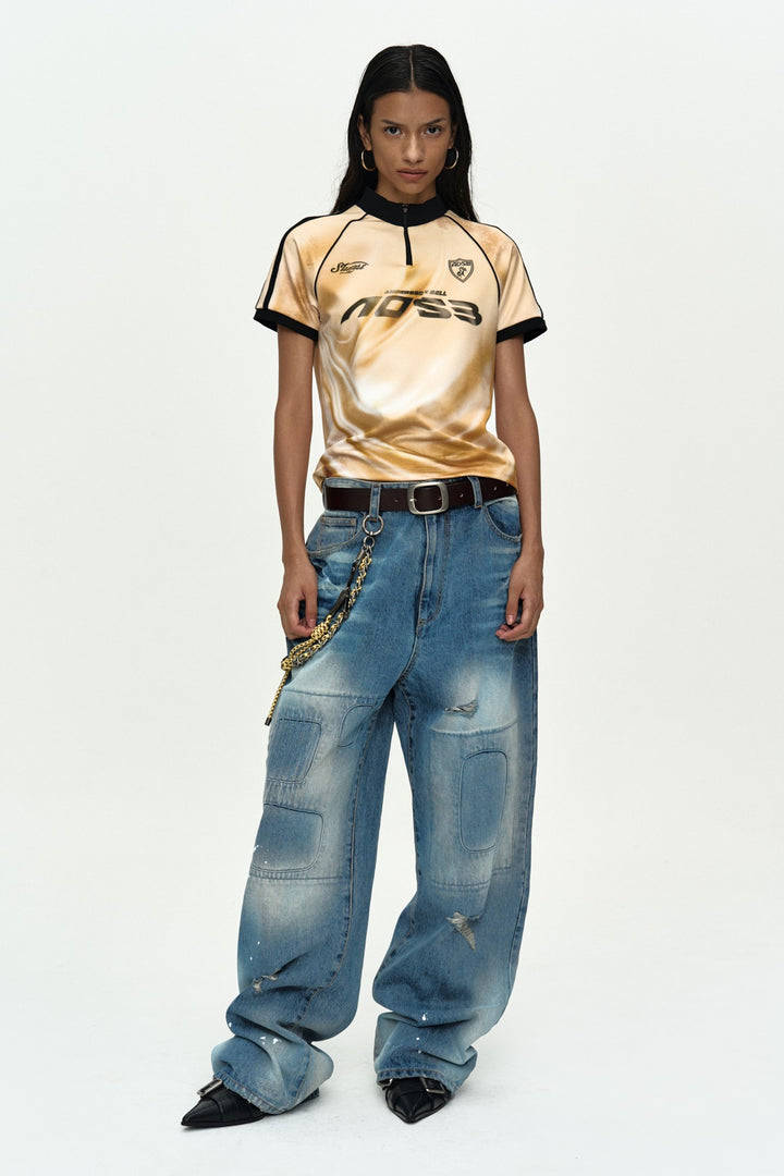 Andersson Bell Repair Loose-Fit Jeans