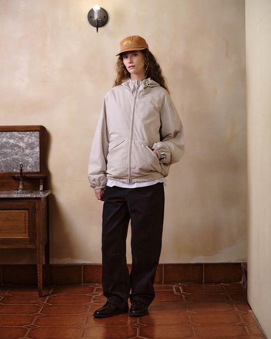 Travel Hooded Jacket_Ivory