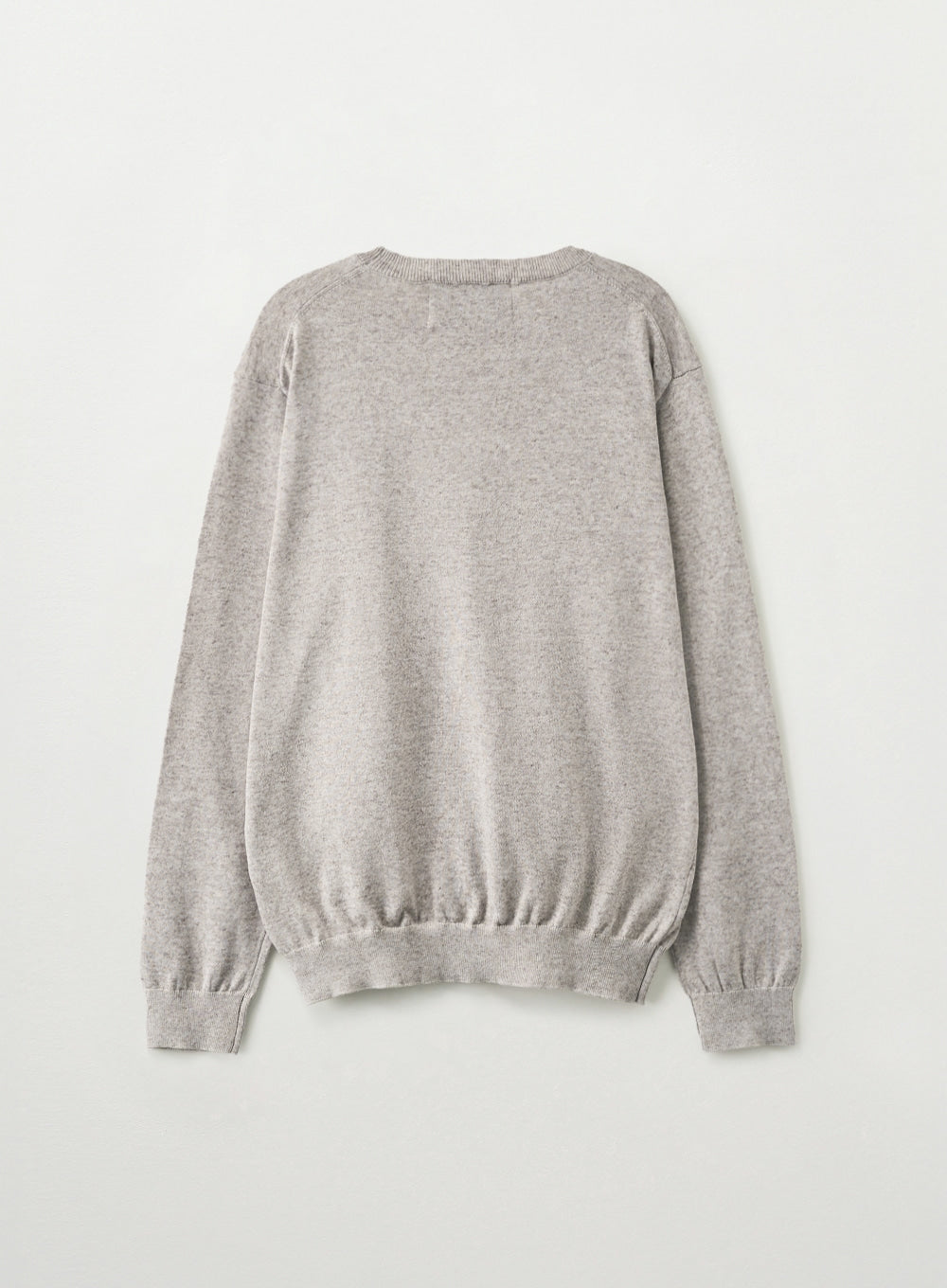 Satur Loren Linen Blend Knit - Heather Gray