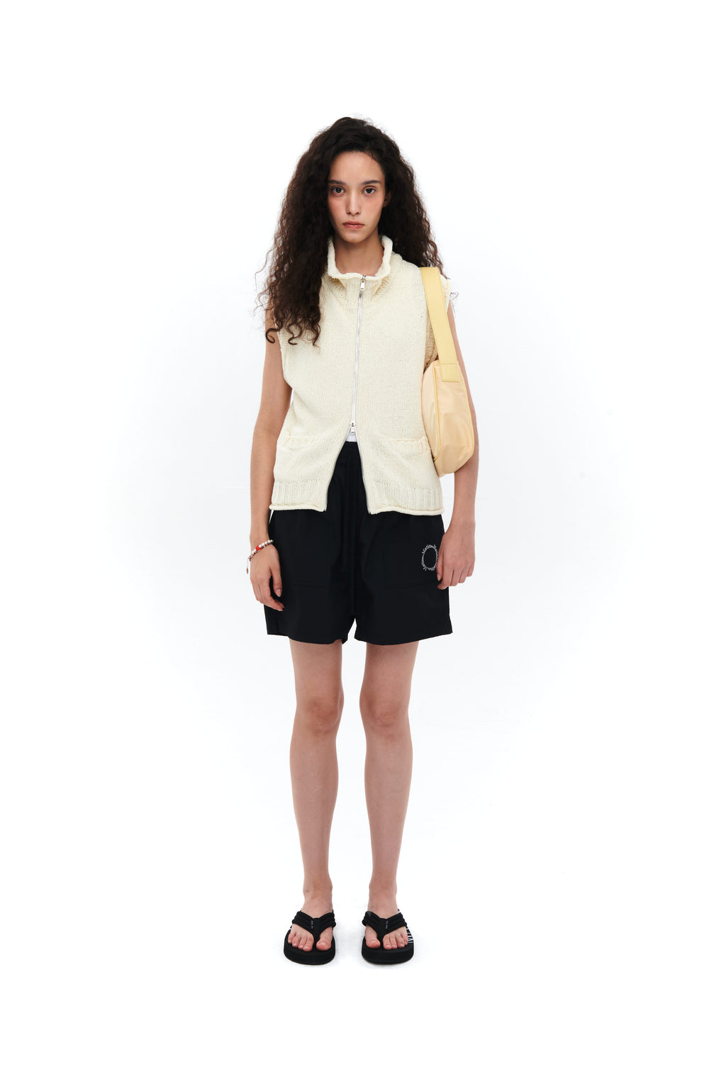 Matinkim Buckle Bag IN Light Yellow