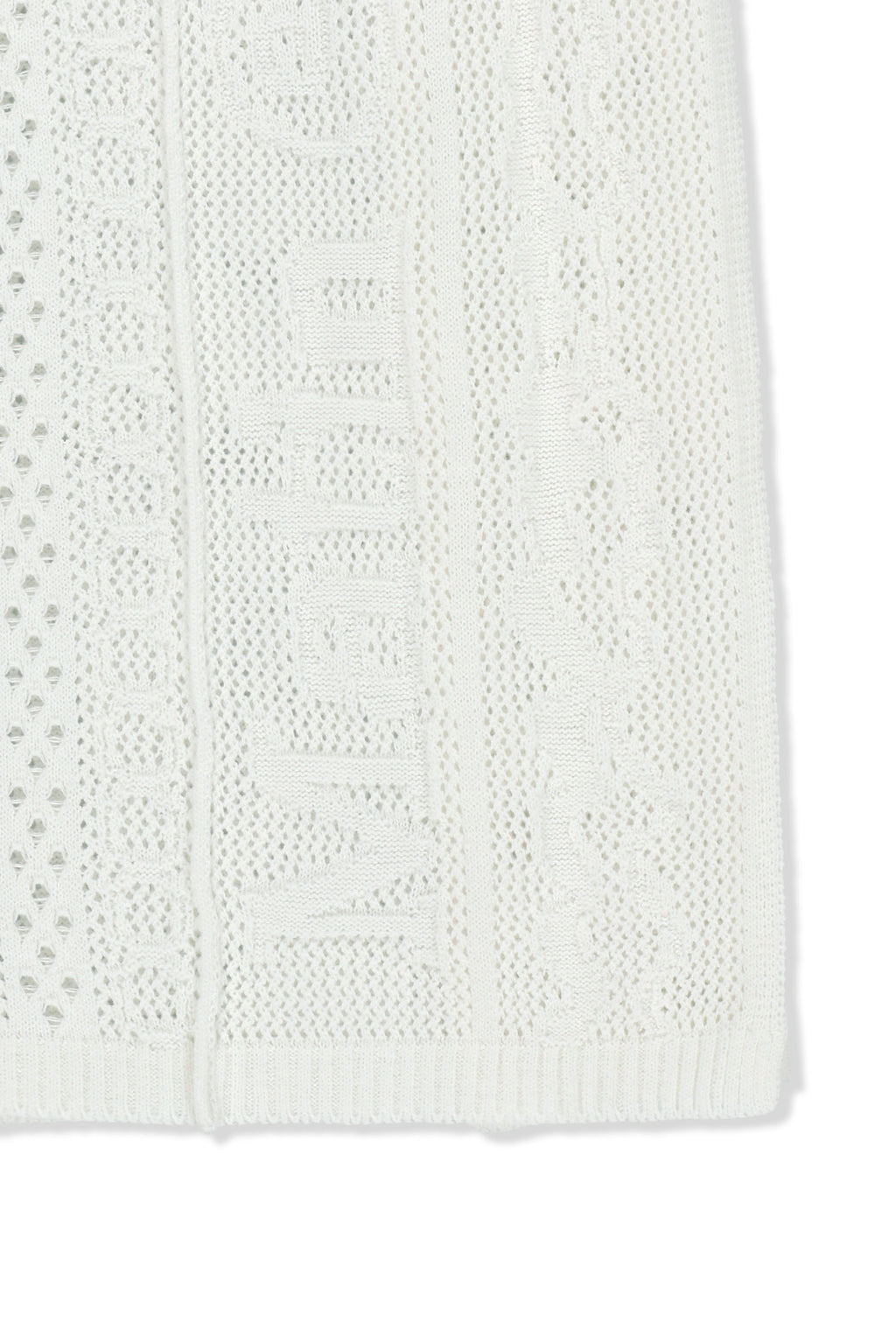 Matinkim Mesh Logo Wrap Mini Skirt IN White